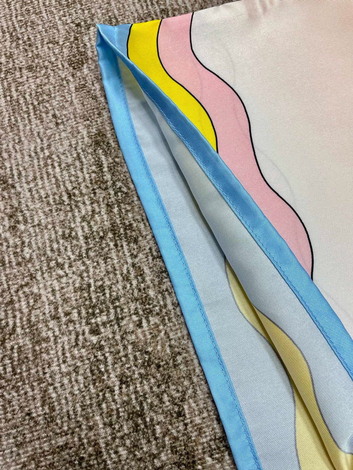 Sunset Gradient Silk Shirt - Men's