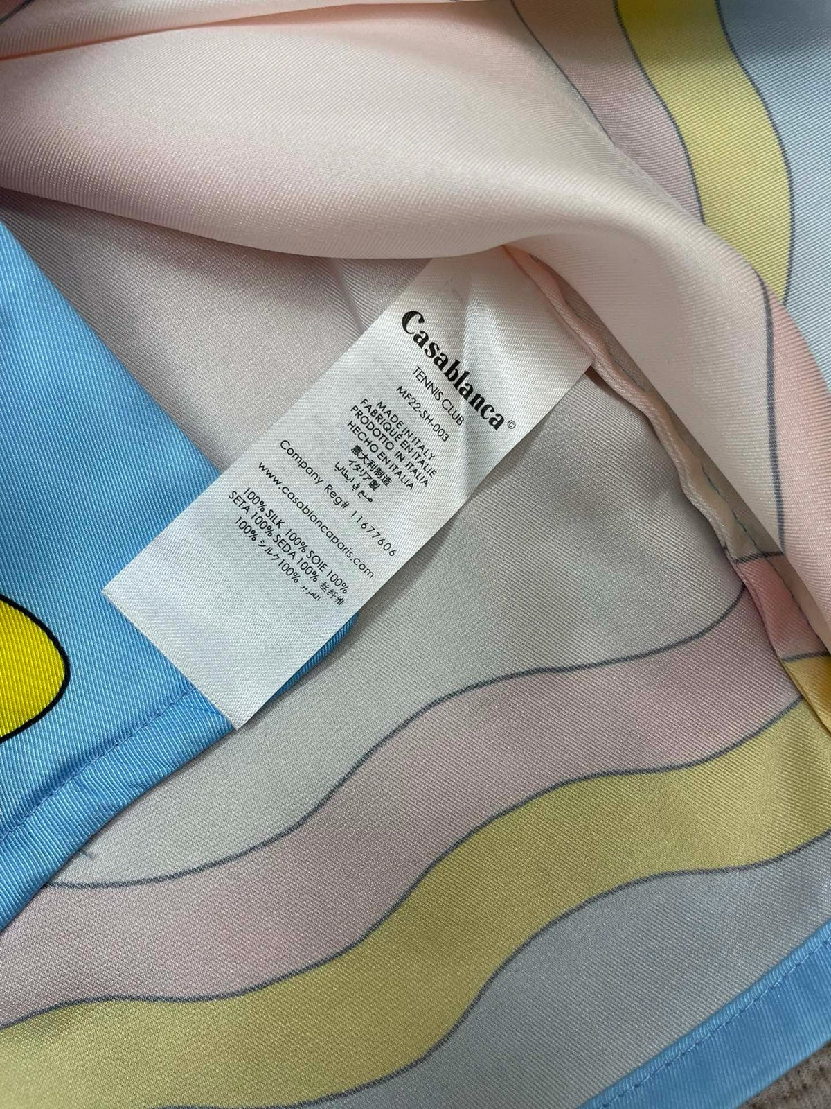 Sunset Gradient Silk Shirt - Men's