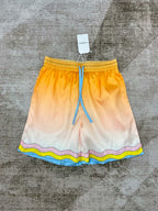 Sunset Gradient Silk Shorts - Men's