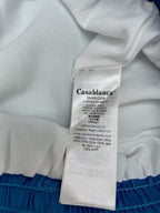 Blue Gradient Silk Shorts - Men's