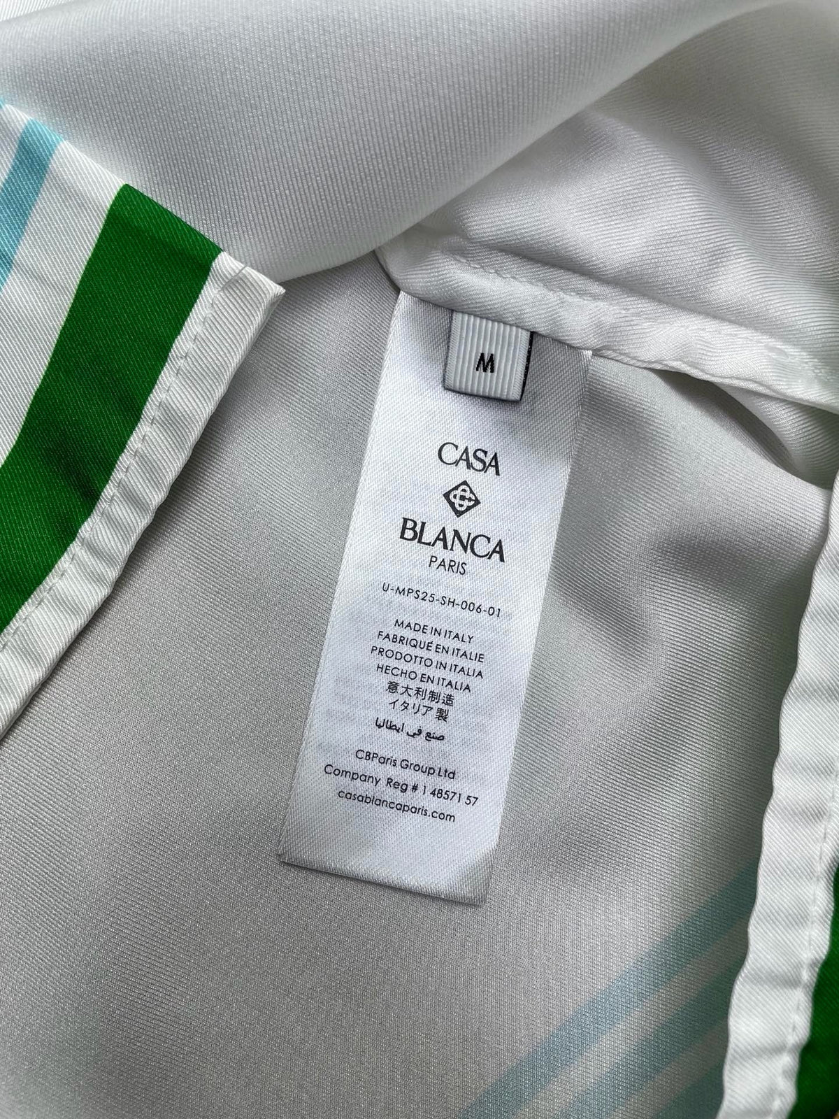 Green Trim Knit Shirt - Men's