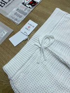 Red Striped Knit Shorts - Men's