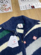 Chevron Knit Zip - Men's