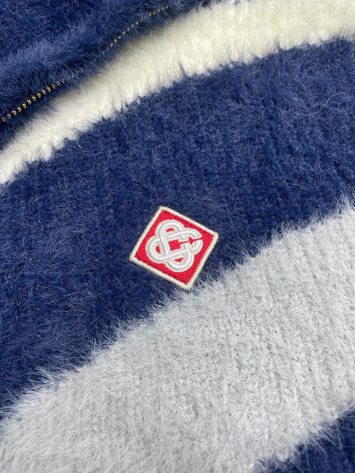 Chevron Knit Zip - Men's