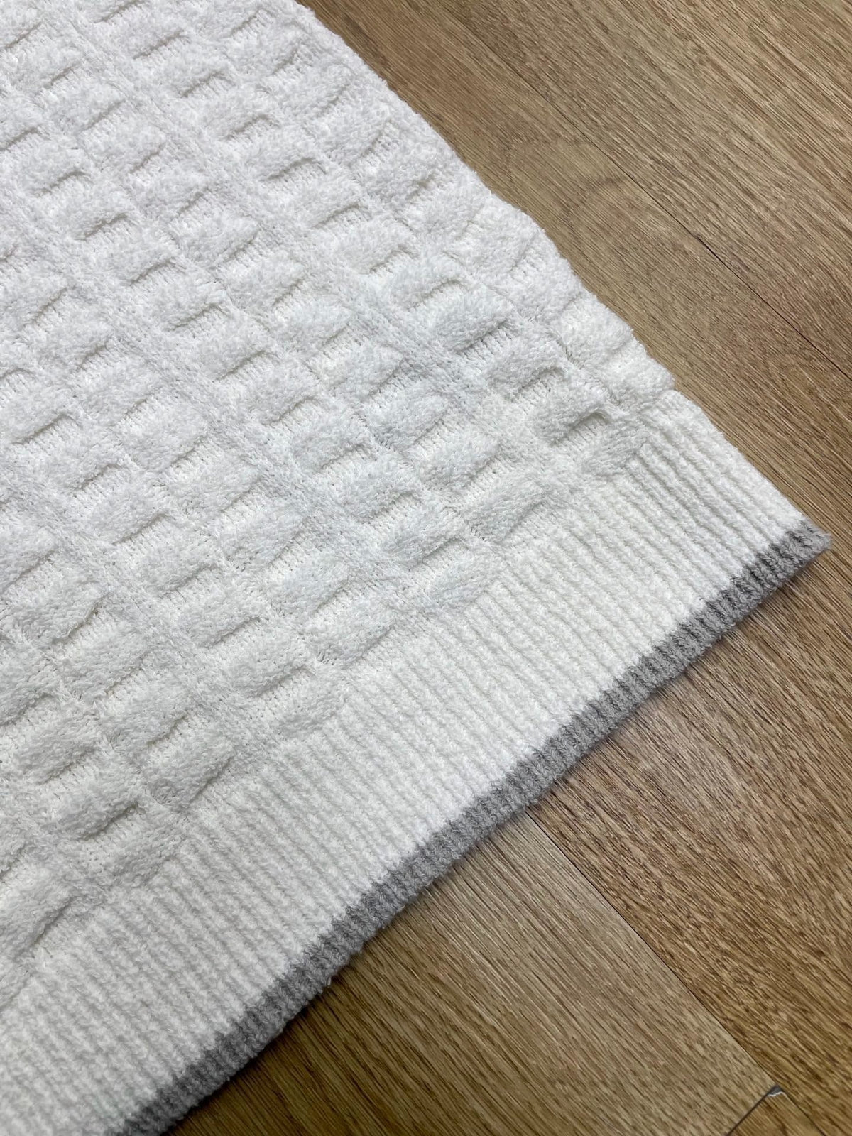 White Knit Panelled Long-Sleeve - Men's