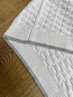 White Knit Panelled Long-Sleeve - Men's