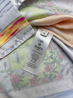 Landscape Print Silk Shirt - Men's