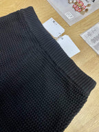 Black and Green Striped Knit Shorts - Men's