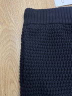 Black and Green Striped Knit Shorts - Men's