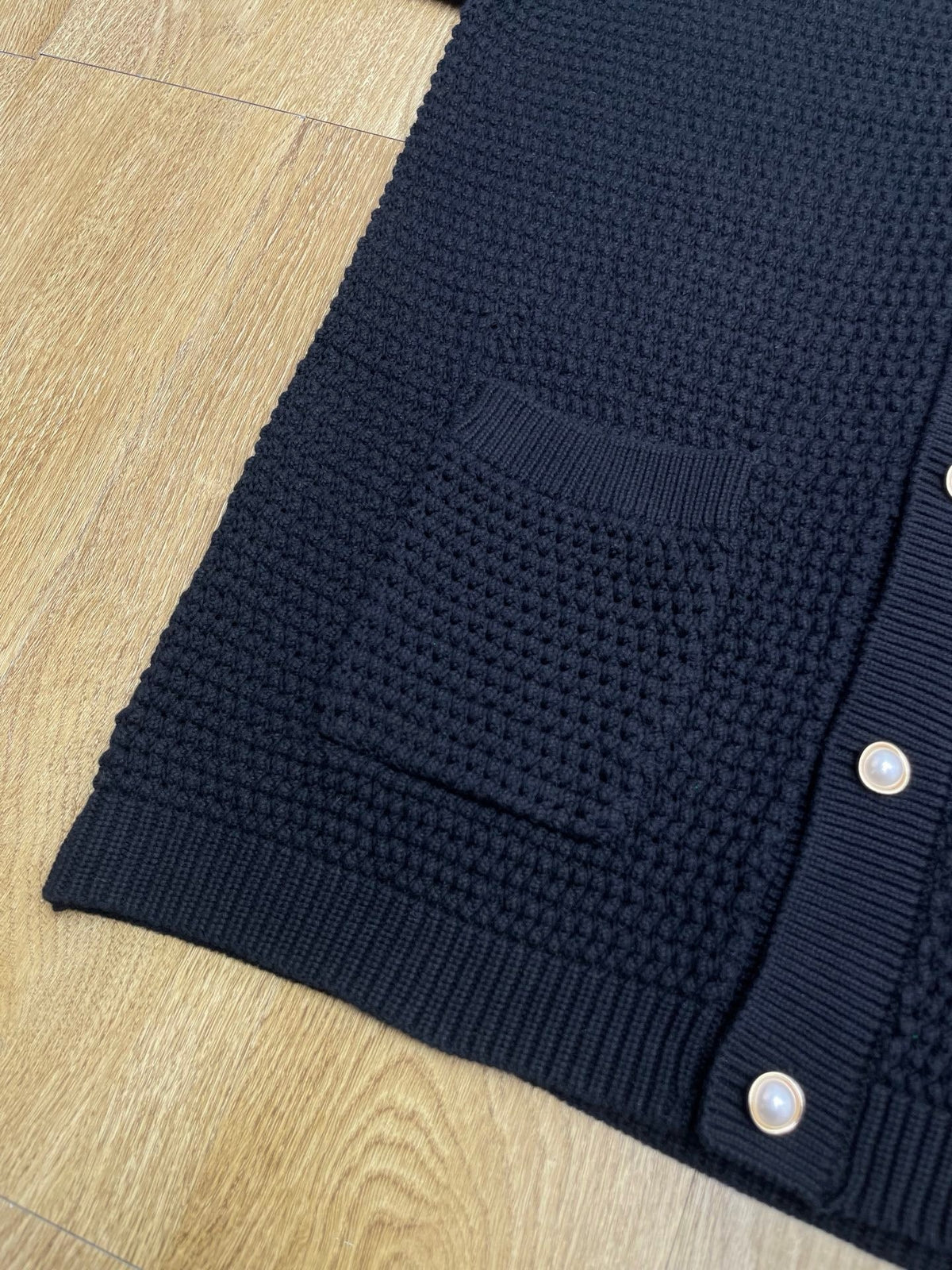 Navy Striped Knit Shirt - Men's
