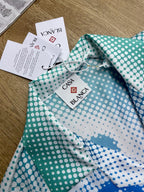 Rainbow Monogram Silk Shirt - Men's