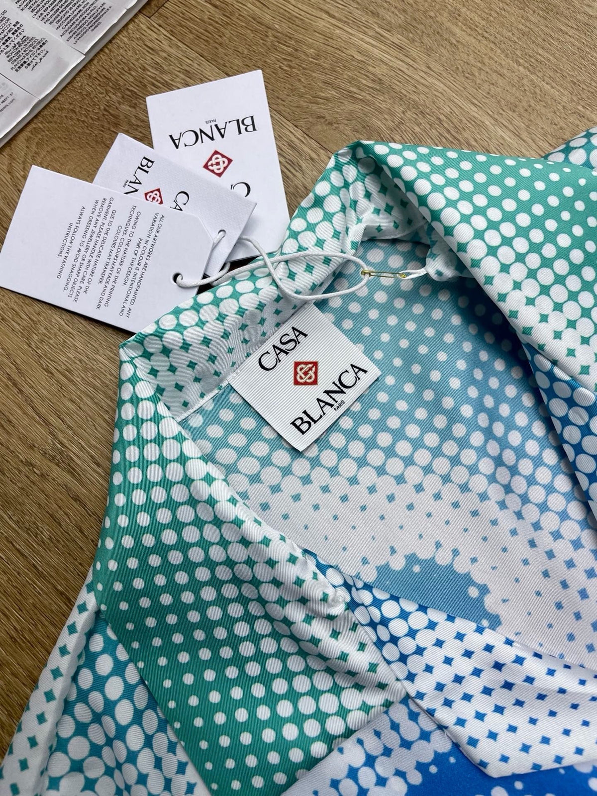 Rainbow Monogram Silk Shirt - Men's