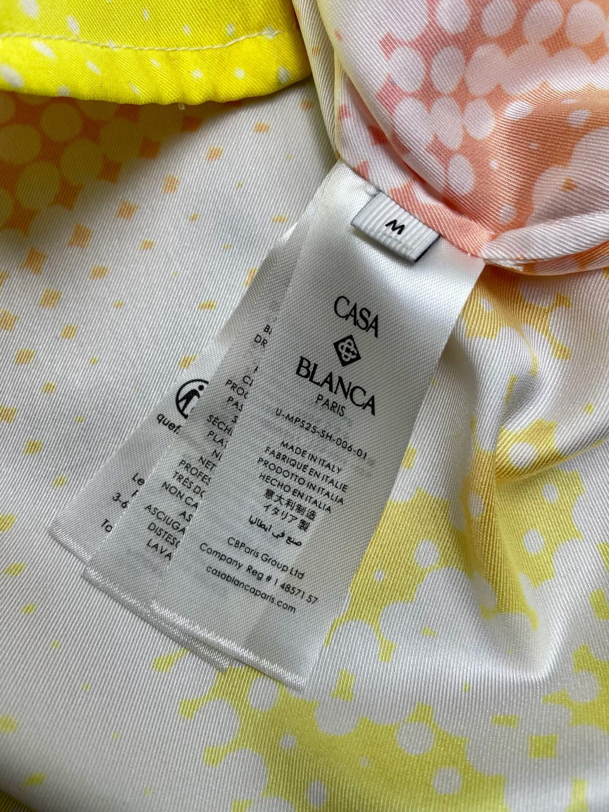 Rainbow Monogram Silk Shirt - Men's
