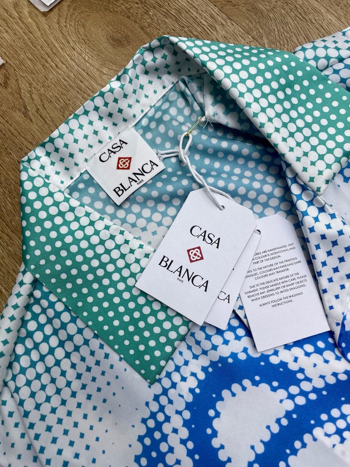 Monogram Gradient Silk Shirt - Men's