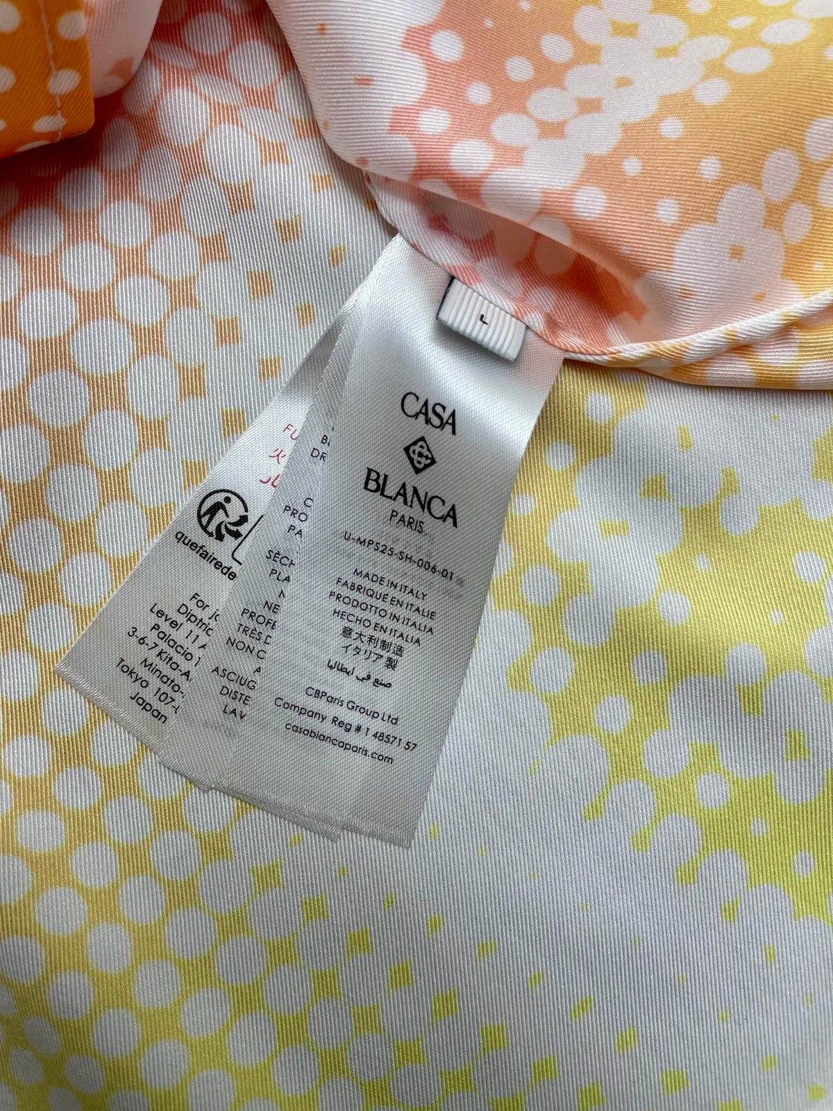 Monogram Gradient Silk Shirt - Men's
