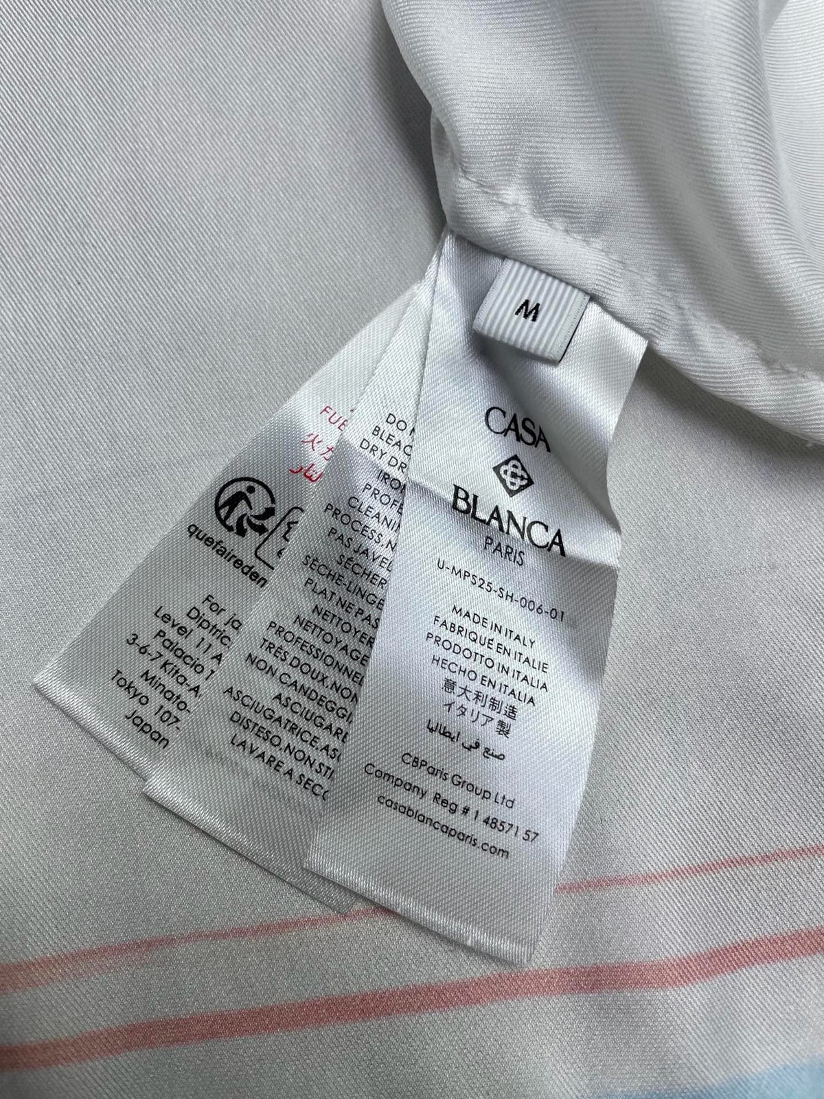 White Cotton Contrast Trim Short-Sleeve - Men's