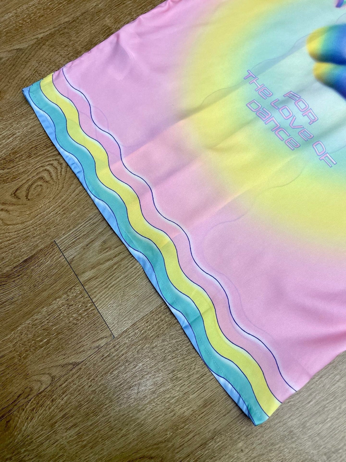 Pastel Gradient Silk Shirt - Men's