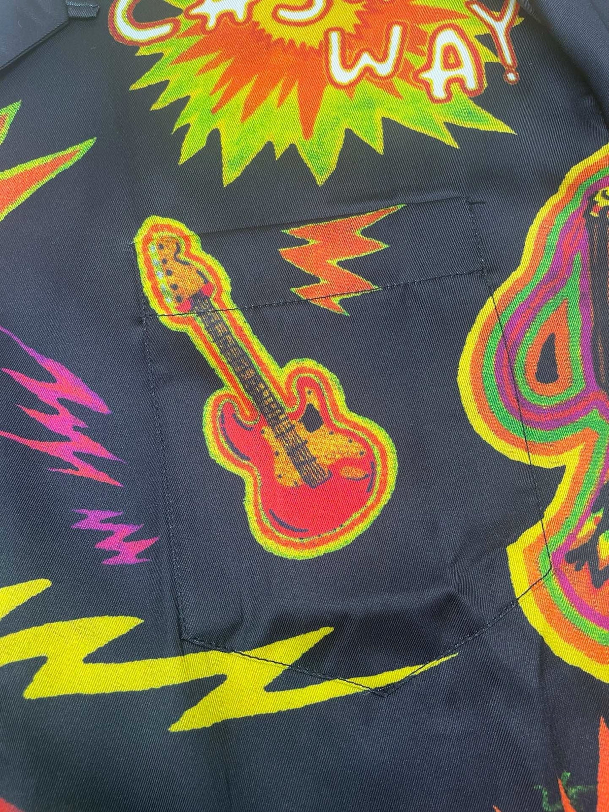Sunflower Print Silk Shirt - Men's