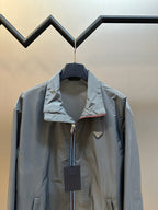 Grey Nylon Technical Blouson - Men's