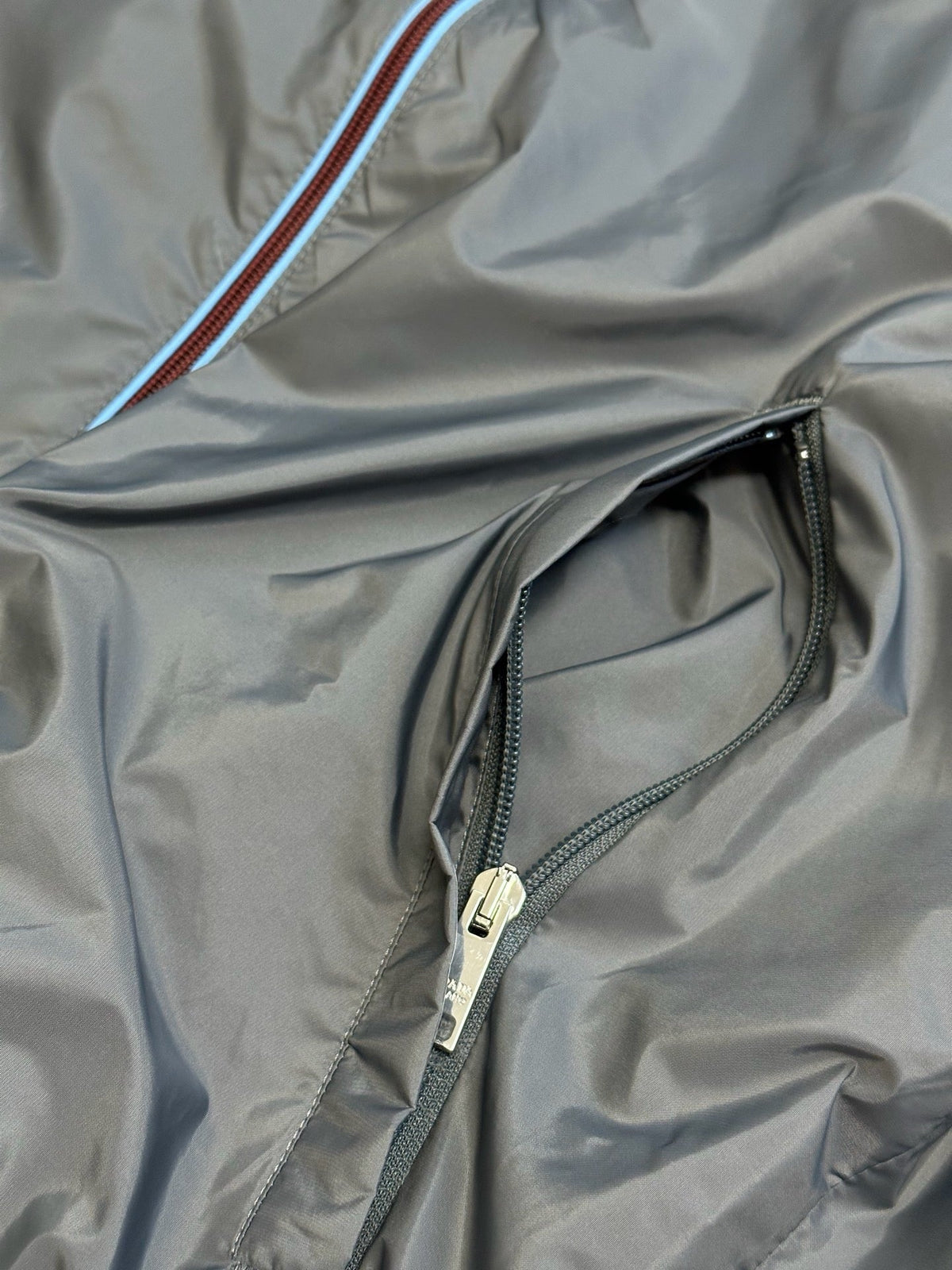 Grey Nylon Technical Blouson - Men's