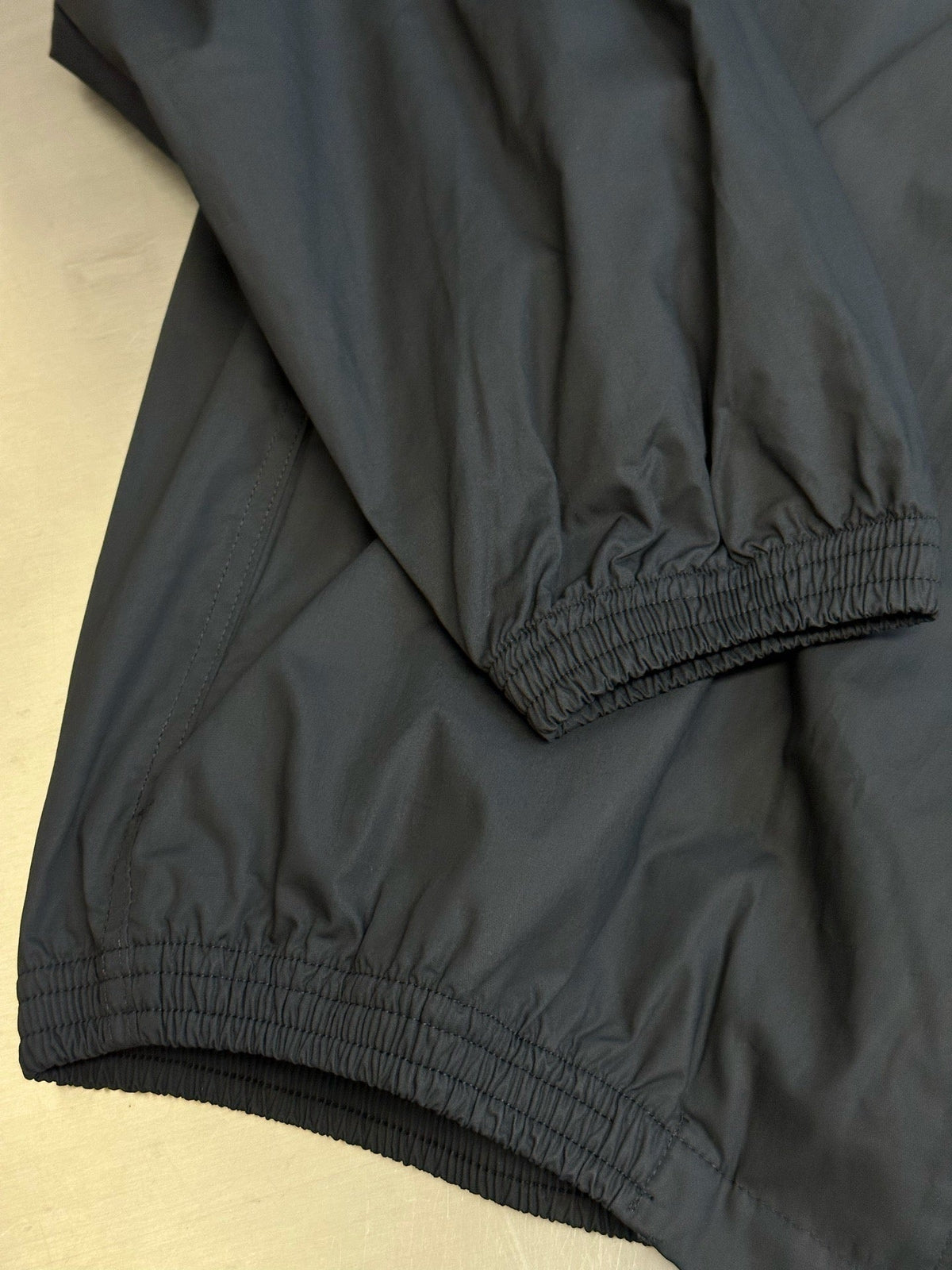 Grey Nylon Plain Track - Men's