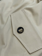Cream Nylon Colourblock Blouson - Men's