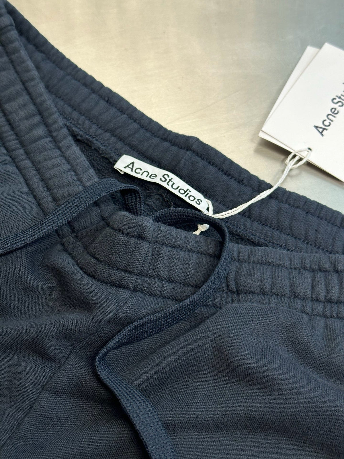 Navy Jersey Washed Drawstring - Men's