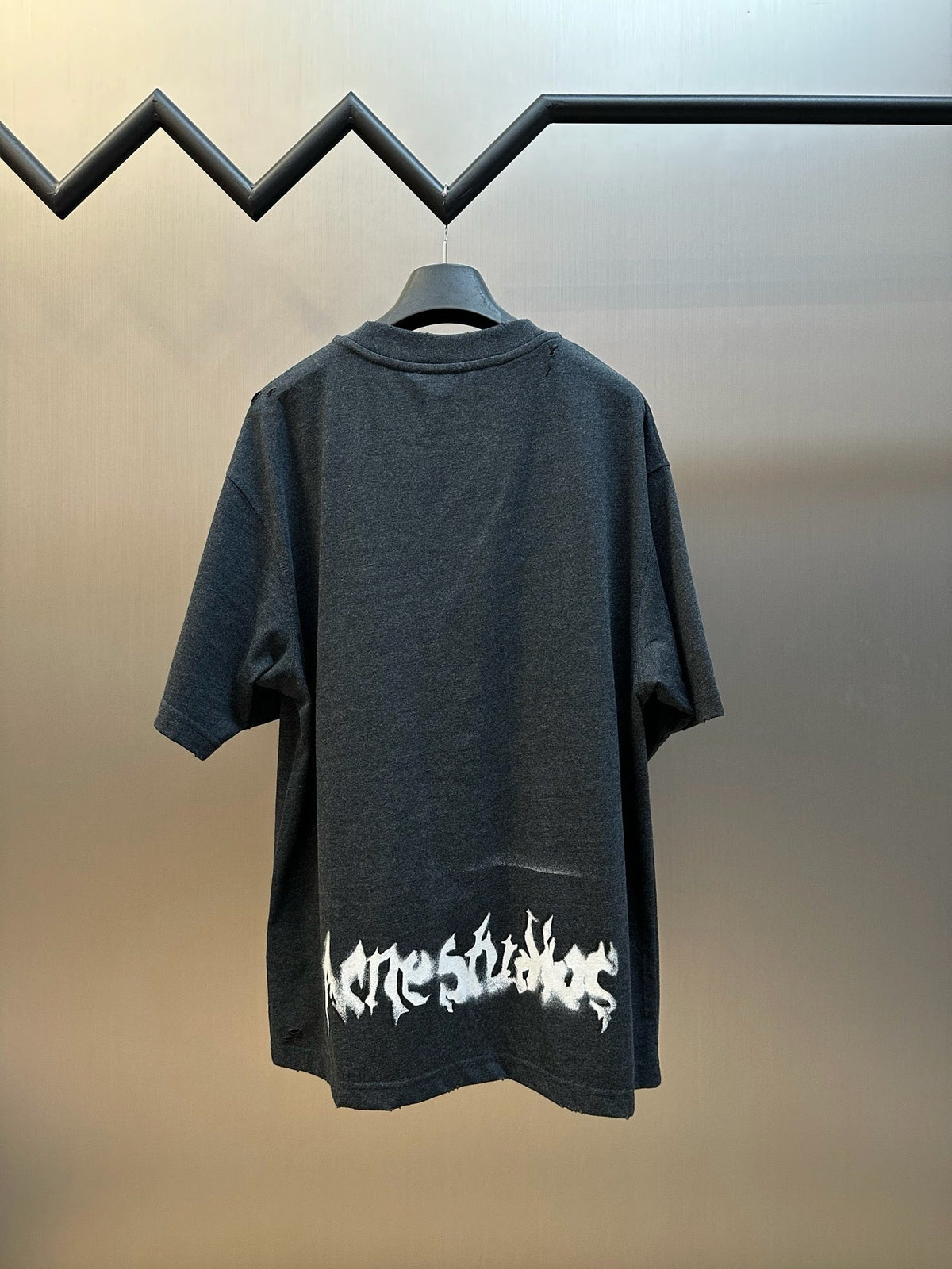 Navy Cotton Graffiti Print Short-Sleeve - Men's