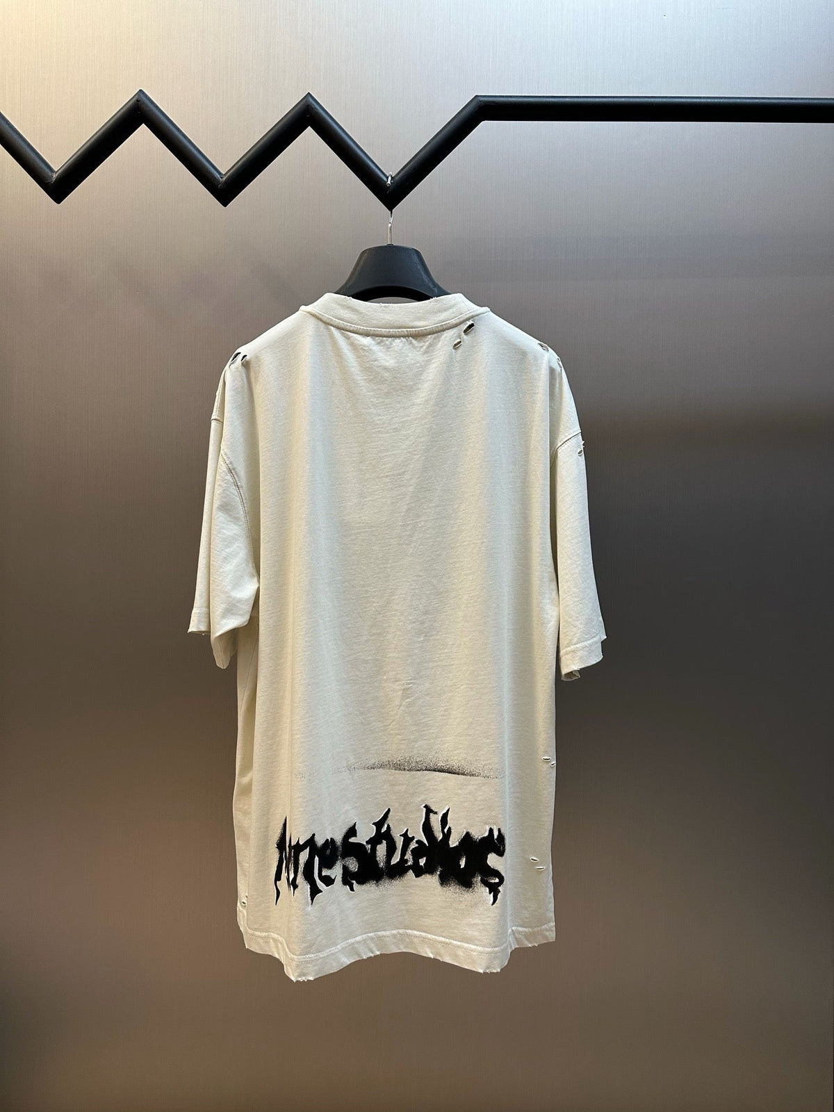 Navy Cotton Graffiti Print Short-Sleeve - Men's