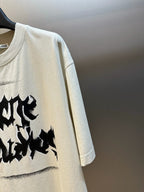 Navy Cotton Graffiti Print Short-Sleeve - Men's