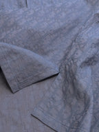 Navy Cotton Plain Short-Sleeve - Men's