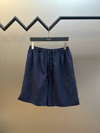 Blue Denim Plain Drawstring - Men's