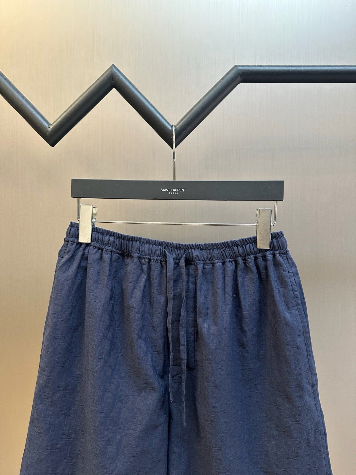 Blue Denim Plain Drawstring - Men's