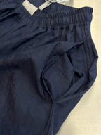 Blue Denim Plain Drawstring - Men's
