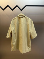 Yellow Cotton Pocket Short-Sleeve - Men's