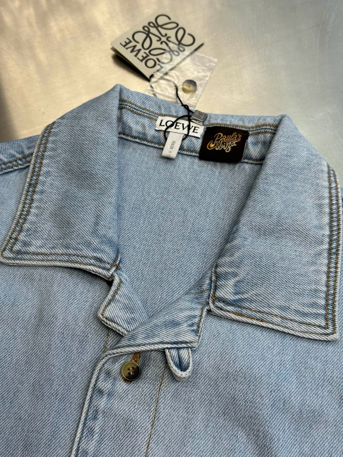 Blue Denim Pocket Short-Sleeve - Women's