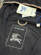 Navy Nylon Logo Hooded - Men's