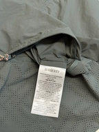 Navy Nylon Logo Hooded - Men's
