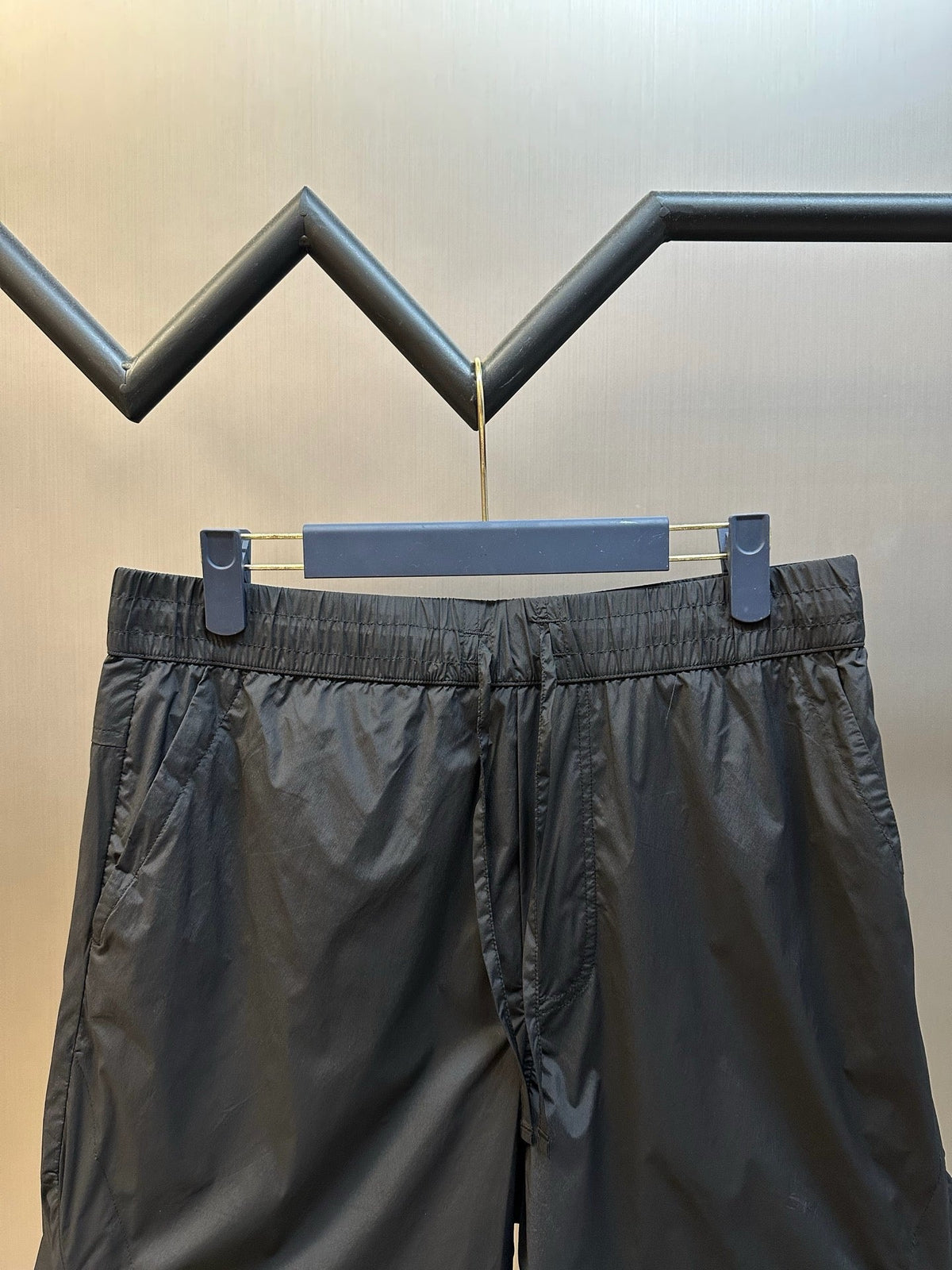 Olive Nylon Plain Drawstring - Men's