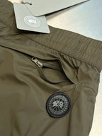 Olive Nylon Plain Drawstring - Men's