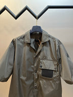 Olive Nylon Pocket Short-Sleeve - Men's