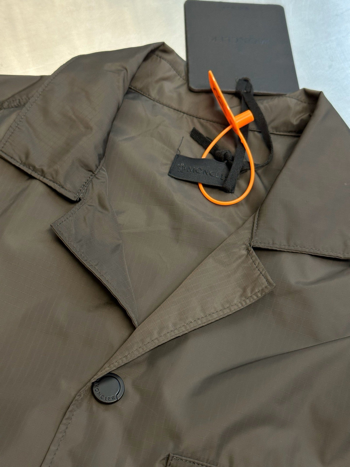 Olive Nylon Pocket Short-Sleeve - Men's