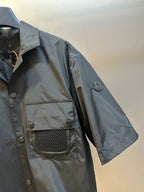 Olive Nylon Pocket Short-Sleeve - Men's