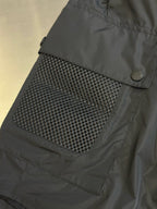 Olive Nylon Plain Cargo - Men's