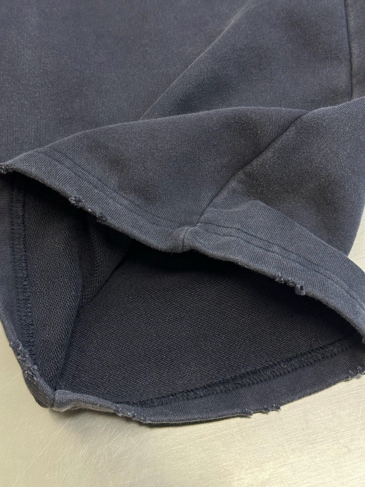 Grey Cotton Washed Wide-Leg - Men's
