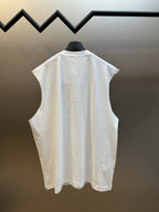 Black and White Tank Top - Men's