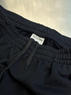 Black Cotton Patch Drawstring - Men's