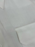 White Cotton Twin Pocket Long-Sleeve - Men's