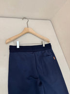 Cream Cotton Drawstring Wide-Leg - Men's
