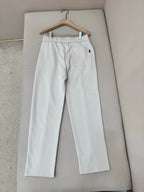 Cream Cotton Drawstring Wide-Leg - Men's